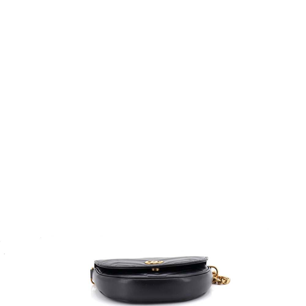 Gucci Gg Marmont Half Moon Flap #241077G16B - Picture 4 of 7